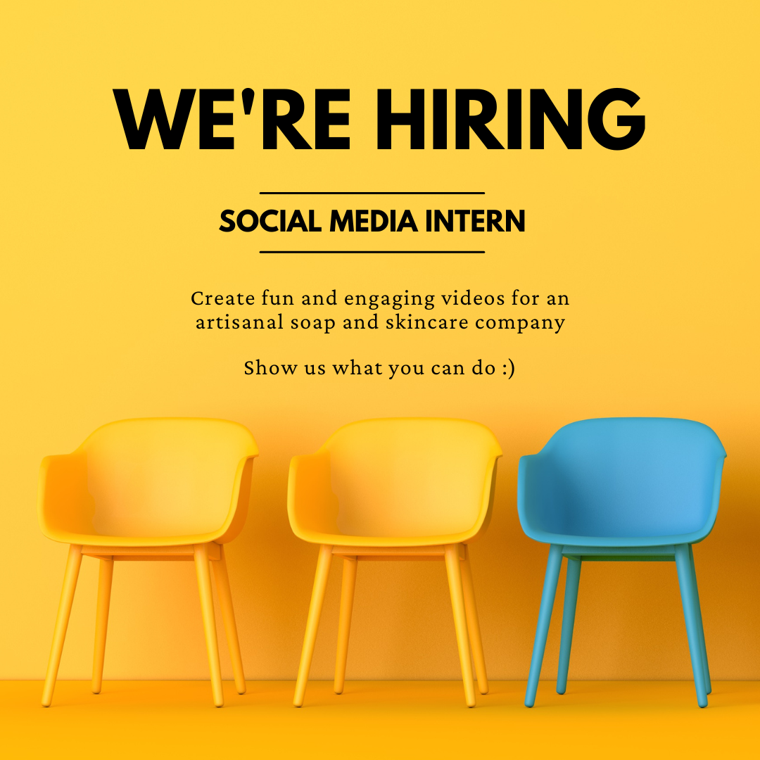 We're Hiring! Social Media Intern